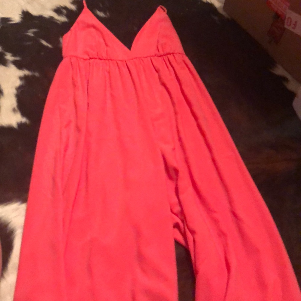 NWT Gianni Bini hot pink jumpsuit